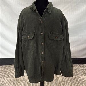 Field & Stream Green cotton Shirt Jacket
